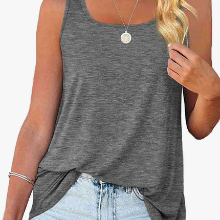 Stylish Curved Hem Square Neck Tank: Your Go-To Wardrobe Essential