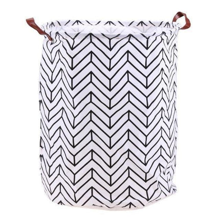 Stylish Eco-Friendly Foldable Cotton & Linen Laundry Basket for Organized Living