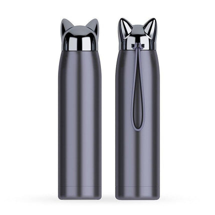 Stylish Fox Ear 320ml Insulated Stainless Steel Hydration Bottle- Très Elite- Très Elite