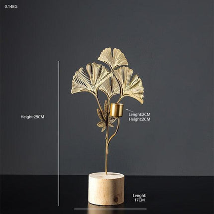 Stylish Gold and Glass Candlestick Holders for Luxurious Ambiance