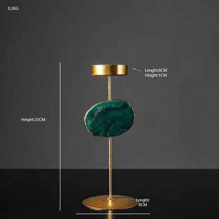 Stylish Gold and Glass Candlestick Holders for Luxurious Ambiance