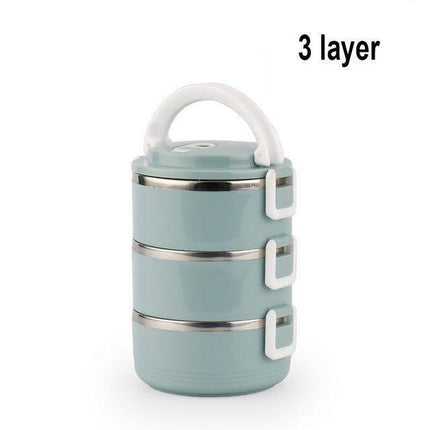 Stylish Insulated Stainless Steel Lunch Box with Travel Bag: Enjoy Warm Meals On-the-Go