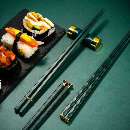 Stylish Japanese Non-Slip Chopsticks Collection - 5 Pairs - Très Elite
