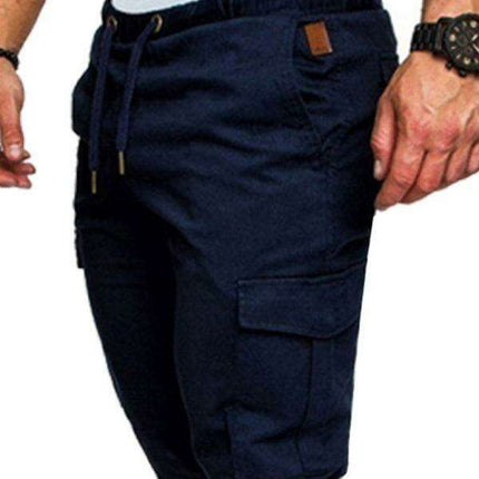 Stylish Men's Cargo Shorts: Function Meets Fashion with Generous Pocket Space - Très Elite