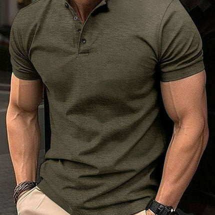 Stylish Men's Henley Neck Polo Shirt: The Ultimate Wardrobe Essential