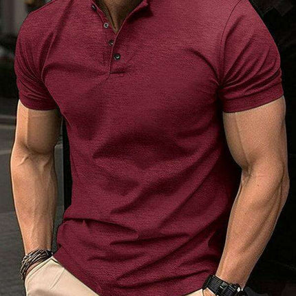 Stylish Men's Henley Neck Polo Shirt: The Ultimate Wardrobe Essential