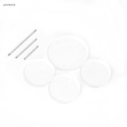 Stylish Round Acrylic Jewelry Display Stand - Elevate Your Collection Elegantly - Très Elite