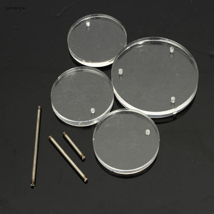 Stylish Round Acrylic Jewelry Display Stand - Elevate Your Collection Elegantly - Très Elite