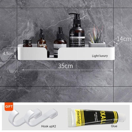 Stylish Rust-Proof Aluminum Bathroom Caddy with Superior Water Drainage..