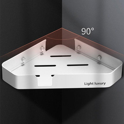 Stylish Rust-Proof Aluminum Bathroom Caddy with Superior Water Drainage..