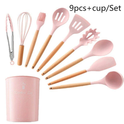Stylish Silicone Cooking Utensils Set for an Elevated Kitchen Experience - Très Elite