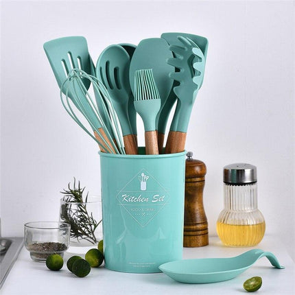 Stylish Silicone Cooking Utensils Set for an Elevated Kitchen Experience - Très Elite