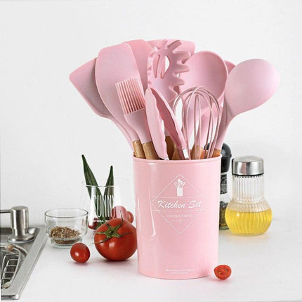 Stylish Silicone Cooking Utensils Set for an Elevated Kitchen Experience - Très Elite