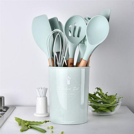 Stylish Silicone Cooking Utensils Set for an Elevated Kitchen Experience - Très Elite