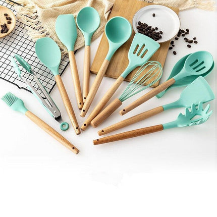 Stylish Silicone Cooking Utensils Set for an Elevated Kitchen Experience - Très Elite