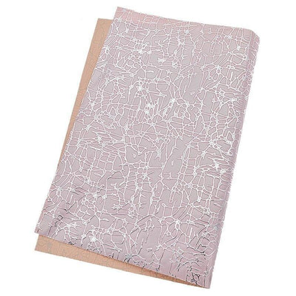 Stylish Striped Grid A4 Faux Leather Fabric for Trendy DIY Projects - Très Elite