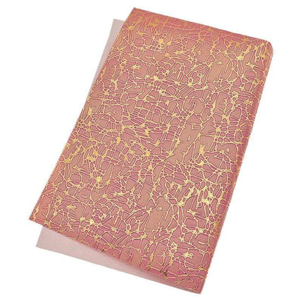 Stylish Striped Grid A4 Faux Leather Fabric for Trendy DIY Projects - Très Elite