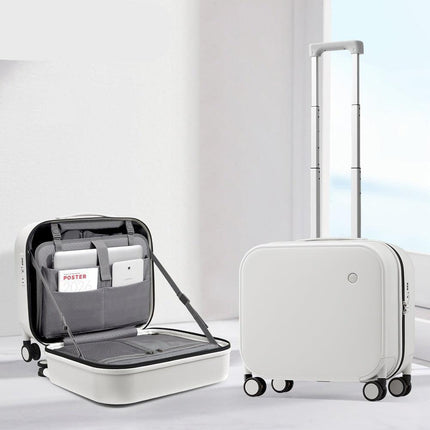 Stylish TSA-Locked Executive Briefcase with Smooth-Glide Spinner Wheels - Très Elite