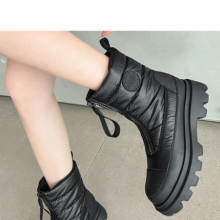 Stylish Winter Wonderland Women's Snow Boots with Luxurious Fur Lining - Stay Warm and Fashionable! - Très Elite