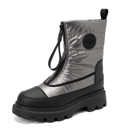 Stylish Winter Wonderland Women's Snow Boots with Luxurious Fur Lining - Stay Warm and Fashionable! - Très Elite