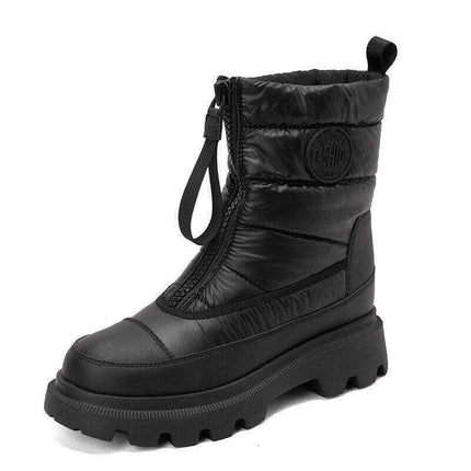 Stylish Winter Wonderland Women's Snow Boots with Luxurious Fur Lining - Stay Warm and Fashionable! - Très Elite