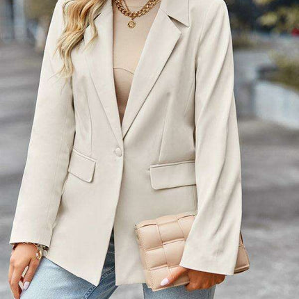 Stylish Women's Petite Blazer - Essential Piece for Autumn-Winter Wardrobe - Très Elite