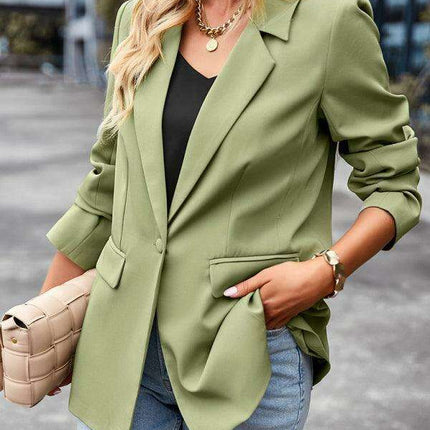 Stylish Women's Petite Blazer - Essential Piece for Autumn-Winter Wardrobe - Très Elite