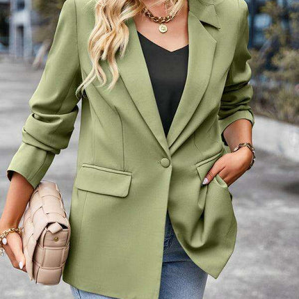Stylish Women's Petite Blazer - Essential Piece for Autumn-Winter Wardrobe - Très Elite