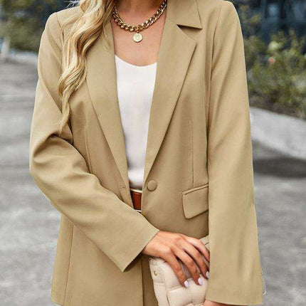 Stylish Women's Petite Blazer - Essential Piece for Autumn-Winter Wardrobe - Très Elite