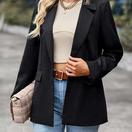 Stylish Women's Petite Blazer - Essential Piece for Autumn-Winter Wardrobe - Très Elite