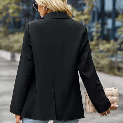 Stylish Women's Petite Blazer - Essential Piece for Autumn-Winter Wardrobe - Très Elite