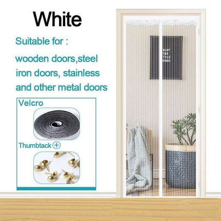 Summer Breeze Magnetic Bug Screen Curtain - Your Ultimate Insect Defense Solution..