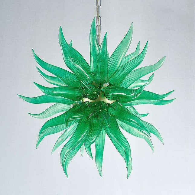 Sunflower Green LED Pendant Light: A Striking Centerpiece for Contemporary Spaces