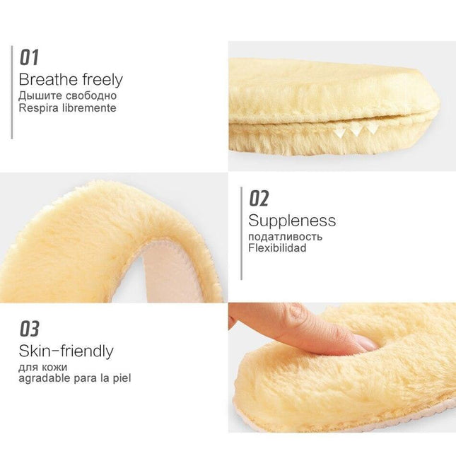 Supreme Comfort Heated Sheepskin Insoles: Keep Your Feet Warm and Cozy All Winter Long