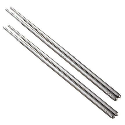 Sushi Delight: Premium Korean Stainless Steel Chopsticks for an Elevated Dining Experience - Très Elite