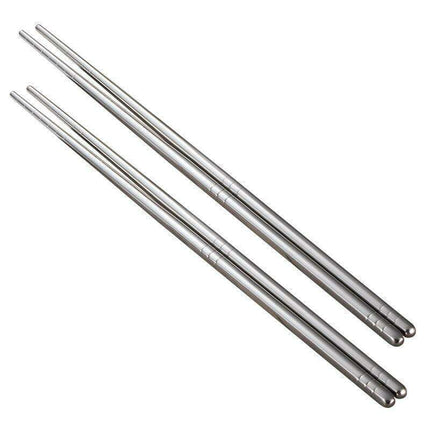 Sushi Delight: Premium Korean Stainless Steel Chopsticks for an Elevated Dining Experience - Très Elite