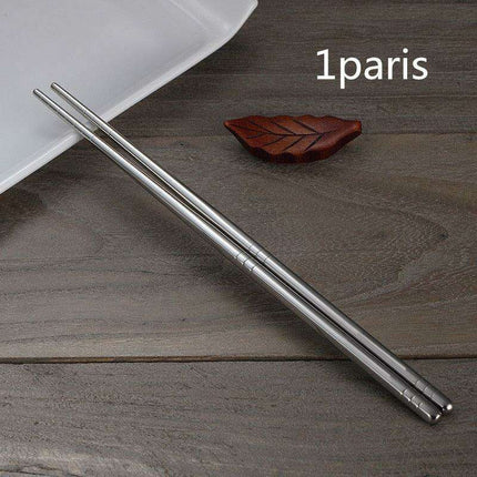 Sushi Delight: Premium Korean Stainless Steel Chopsticks for an Elevated Dining Experience - Très Elite