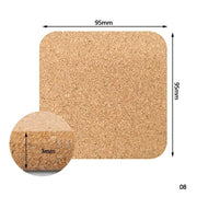 Sustainable Chic Cork Coasters: Elegant Protectors for Your Surfaces - Très Elite