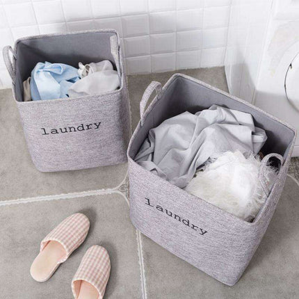 Sustainable Chic Foldable Organizer Basket for Modern Living
