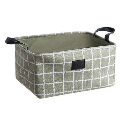 Sustainable Foldable Cotton Storage Bin for Home Organization - Très Elite
