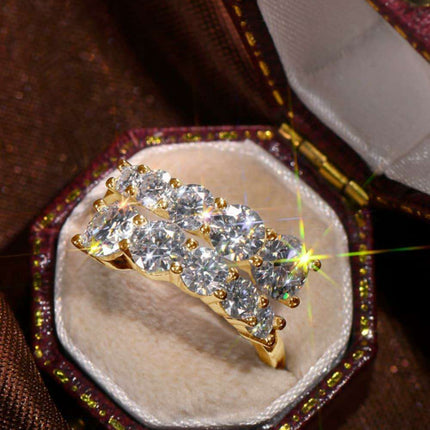 Sustainable Luxury: Lab-Created Diamond & Sterling Silver Ring