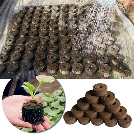 Sustainable Seedling Starter Kit with Biodegradable Peat Blocks for Thriving Gardens - Très Elite
