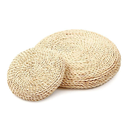Sustainable Tatami-Style Straw Meditation Cushion for Eco-Friendly Practices