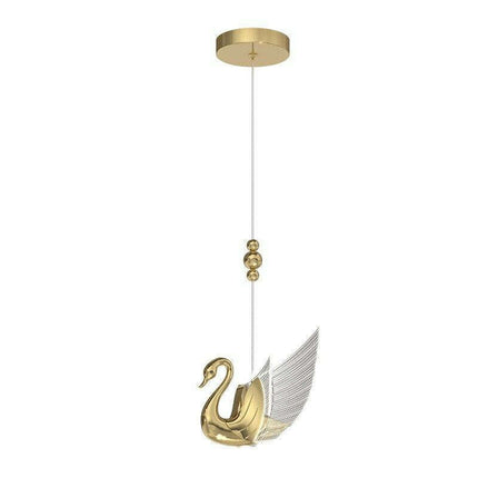Swan Elegance LED Pendant Light - Chic Illumination for Any Space..