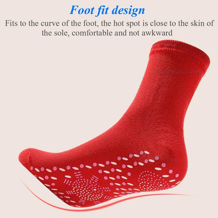 Therapeutic Tourmaline Self-Heating Socks for Ultimate Foot Comfort