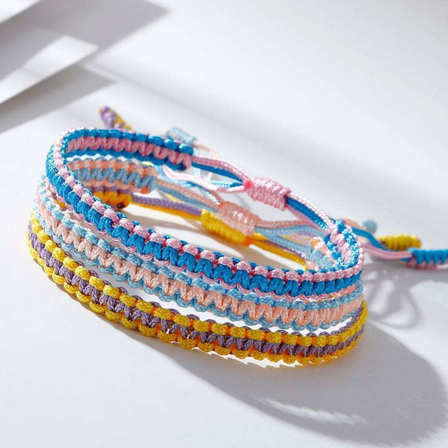 Tibetan Buddha Spiritual Charm Bracelet: Handcrafted Unique Accessory