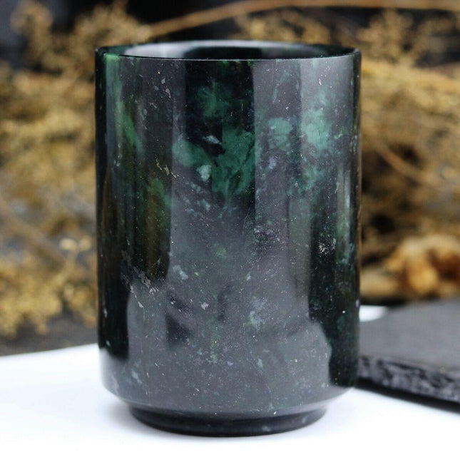 Tibetan Jade Teacup Set: Elevate Your Tea Ceremonies with Authentic Natural Elegance