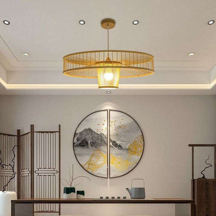 Timeless Bamboo Charm Chandelier..