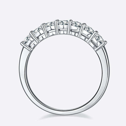 Timeless Beauty Moissanite & Sterling Silver Commitment Ring - Très Elite
