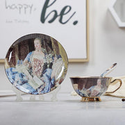 Timeless Charm: Duo of Elegant Fine Bone China Espresso Cups - Très Elite